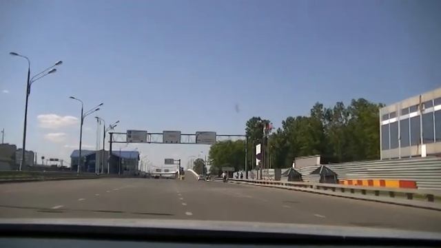 Дорога в аэропорт Внуково (Moscow, a way to the airport Vnukovo then to home) смотреть онлайн
