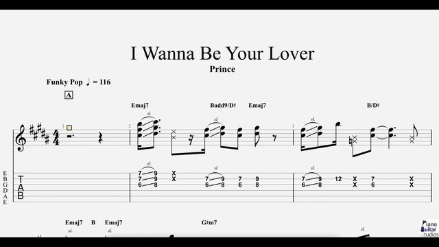 Rockschool I Wanna Be Your Lover Guitar Grade 6