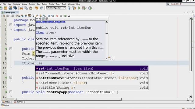 JAVA ME TICKER смотреть онлайн