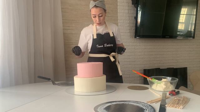 Торт с фальш ярусом. Каркасный торт смотреть онлайн
