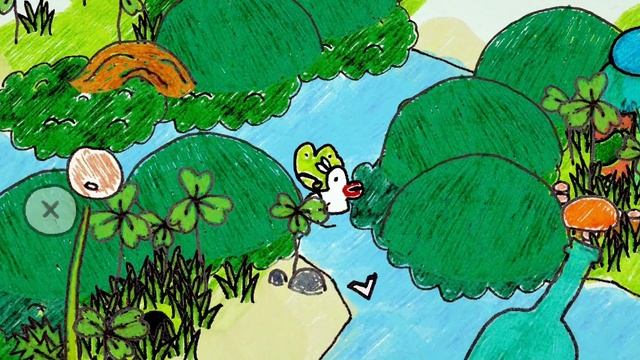 Frog's Adventure - A hand-drawn, point-and-click adventure game about a frog who gets given a brain смотреть онлайн