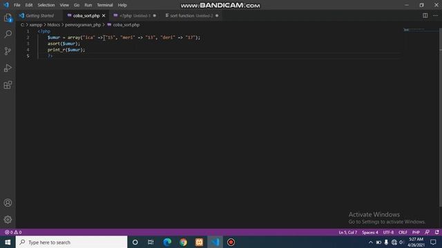 Penjelasan sederhana Sort function dalam PHP | Pemrograman Web | Rekayasa Sistem Komputer. смотреть онлайн