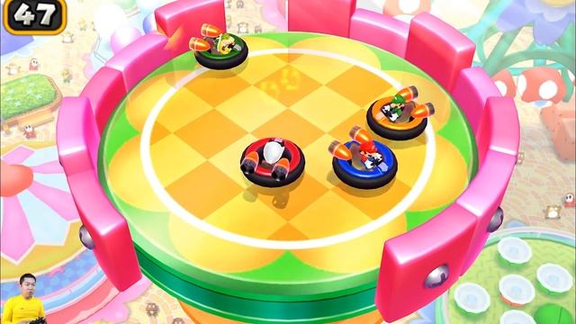 Mario Party: Island Tour Minigames - Mario vs Bowser Jr vs Boo vs Luigi смотреть онлайн