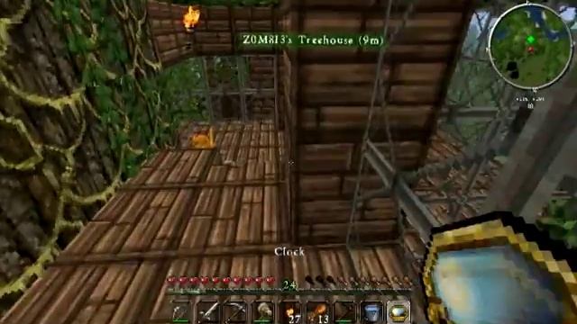 Let's Play Minecraft PC Ep4: Green Skin..err.. Thumb смотреть онлайн