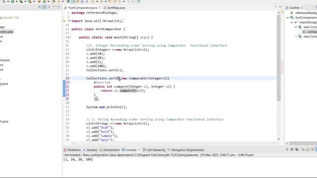 Tamil - Sorting in List using Comparator Functional Interface смотреть онлайн