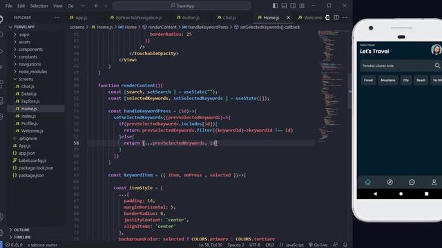 Travel App | React Native UI смотреть онлайн