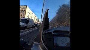 Легкий обзор Мотоцикла Honda Transalp - Мотодева в Риме Италия - Девушка на мотоцикле Хонда