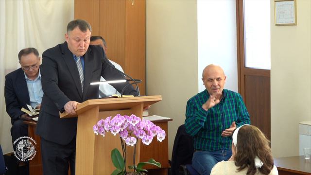 Проповедь "Царство Божие", брат Виталий, Сурдоперевод: брат Михаил, ц. "Евангельская Весть". смотреть онлайн