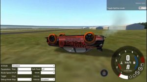 Как перевернуть машину в BeamNG drive