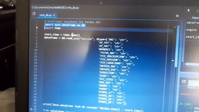 How to insert a big csv file with more than 25 millions of rows to a database using Dask with Pytho смотреть онлайн