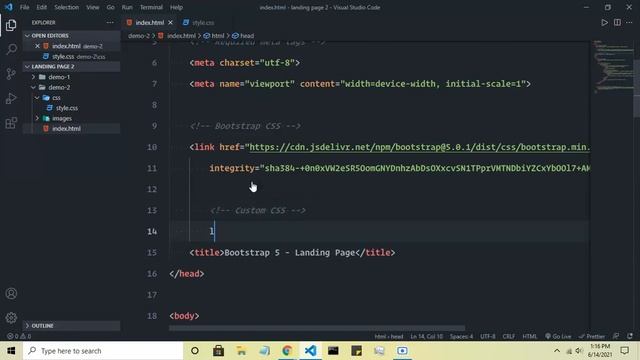 Landing Page - Bootstrap 5 | HTML AND CSS | Swapnil Codes смотреть онлайн