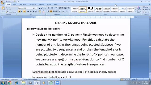 Data Visualization | MATPLOTLIB | LINE PLOT | BAR GRAPH | ANATOMY OF GRAPH | HISTOGRAM | IP CLASS-1 смотреть онлайн