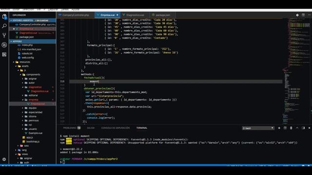 Usar fechas con Moment js en Laravel y Vue js смотреть онлайн