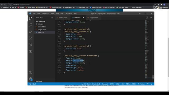 HTML CSS Mock Up (Part 2) | WordPress Tutorial смотреть онлайн