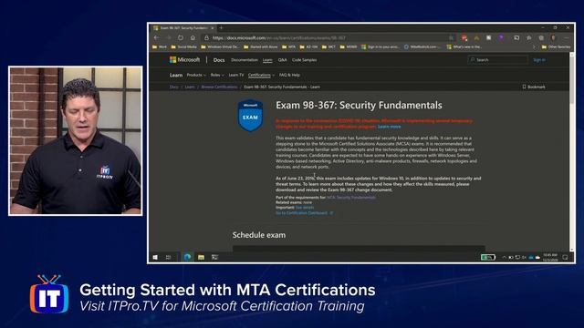 Getting Started with MTA (Microsoft Technology Associate) Certifications смотреть онлайн
