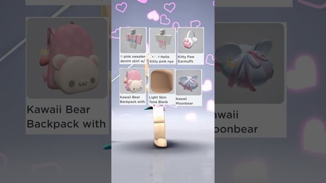 ROBLOX CHEAP OUTFIT IDEA PINK KAWAII ? #shorts смотреть онлайн