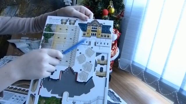 Сборка 3D LED Puzzle Neuschwanstein Castle