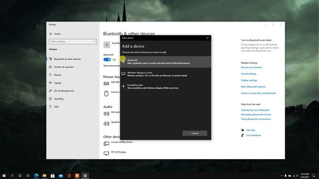 Connecting a Bluetooth Device in Windows 10| Bluetooth Setup смотреть онлайн
