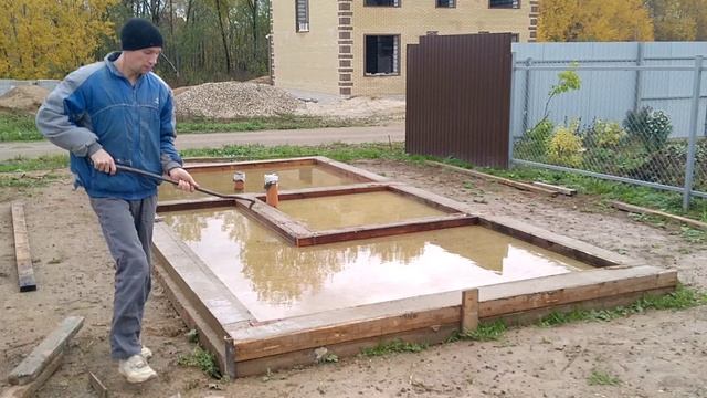 Наращиваем фундамент для бани смотреть онлайн