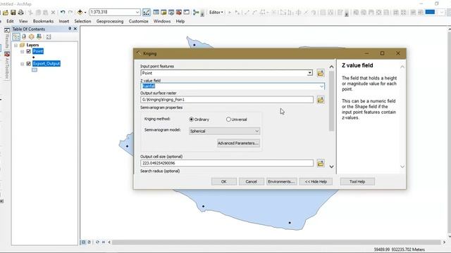 Interpolation: Kriging using ArcGIS смотреть онлайн
