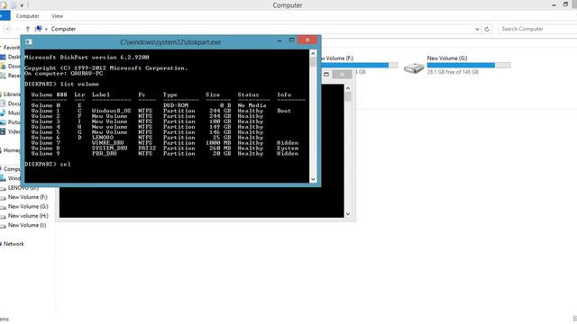 [Solved] 404 Error - Hard disk not found. Hide/unhide HDD by CMD. смотреть онлайн