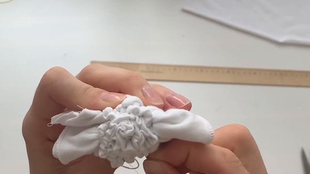 Как сшить летний однослойный ТЮРБАН с цветком из трикотажа смотреть онлайн