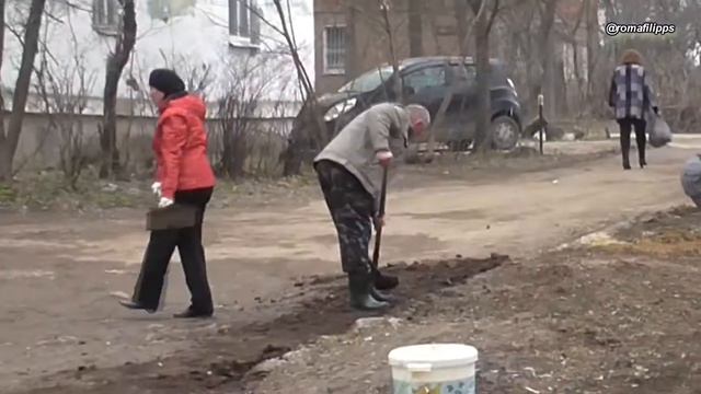 "Никто кроме нас" Косая Гора вышла на субботник. смотреть онлайн