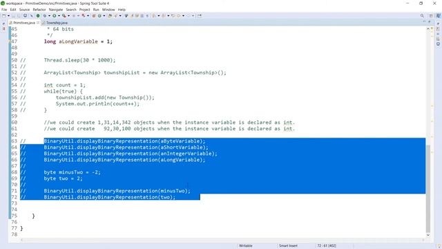 Java: Primitive Data Types смотреть онлайн