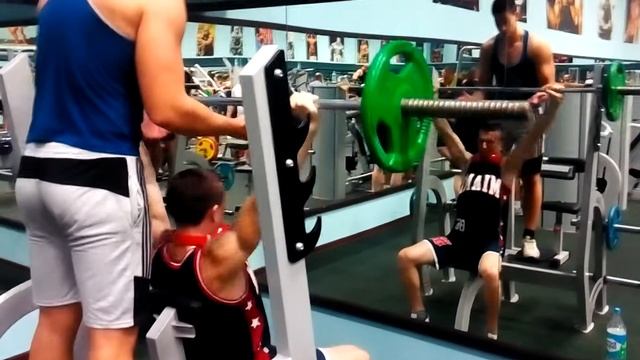 Мой жим штанги из-за головы сидя 45кг смотреть онлайн