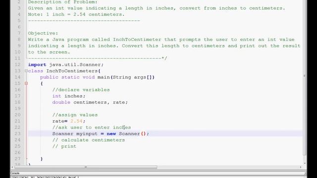 Exercise 1 Week 2 - Java Tutorials Inch to Centimeters Converter смотреть онлайн