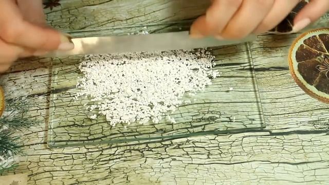 Имитация снега из полимерной глины / Видео мастер класс по лепке из запекаемой пластики смотреть онлайн