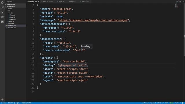 Deploying Create React App with GitHub Pages смотреть онлайн