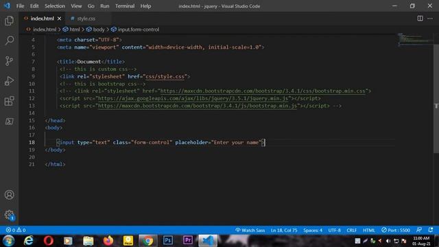 Placeholder color change using css смотреть онлайн