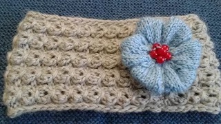 Детская повязка на голову спицами (анонс). смотреть онлайн