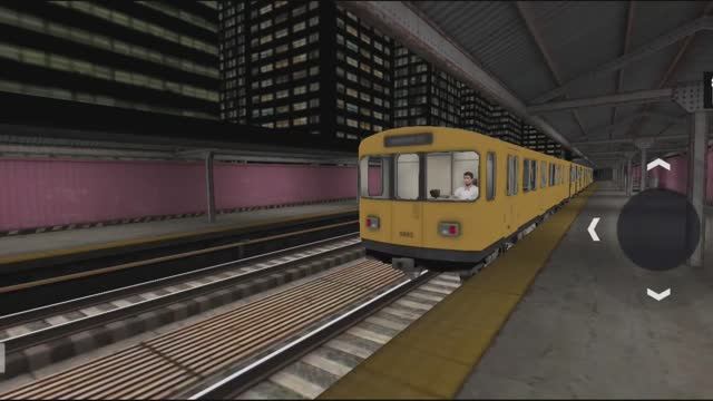 Канадский поезд в Subway simulator 3D смотреть онлайн