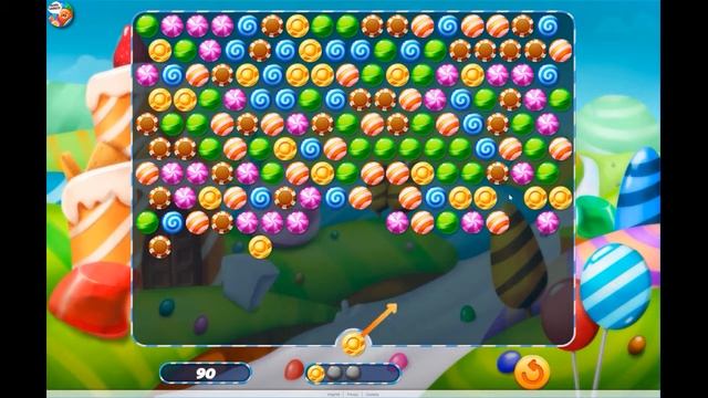 BUBBLE SHOOTER CANDY - Game preview смотреть онлайн