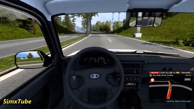 Lada Niva || Euro Truck Simulator 2 || ETS 2 Car Mod 1.44 смотреть онлайн