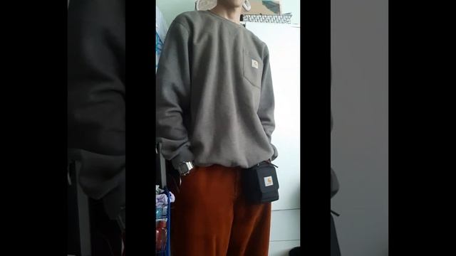 Carhartt wip small bag, caribiner bag, waist bag, unboxing. смотреть онлайн