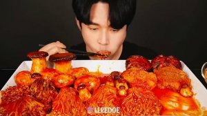 Асмр еда подборка|острые грибы|Asmr compliating spicy mushrooms |?️|?