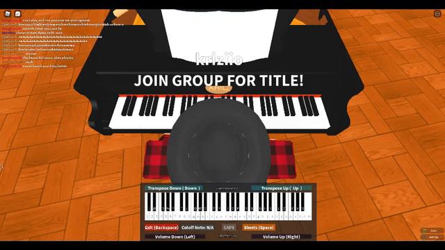 Anohana ED- Secret base (Roblox Piano) смотреть онлайн