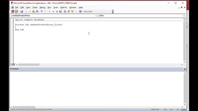 Getting Started with MS Access Visual Basic for Applications - VBA Code-Behind and Modules смотреть онлайн