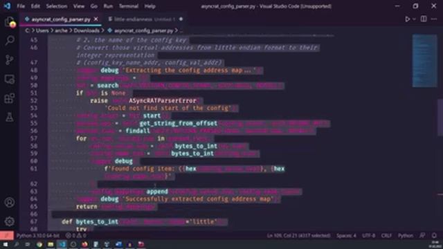 Baby’s First Malware Config Parser: Mini-Course w/ dnSpy+CyberChef+Python смотреть онлайн