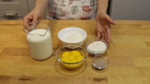 ПИРОГ с ЗАВАРНЫМ Ванильным КРЕМОМ и КЛУБНИКОЙ