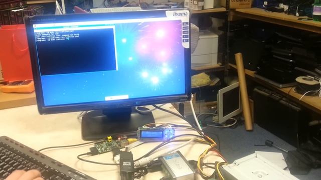 Raspberry Pi, USB-Serial, Crystalfonts CFA633