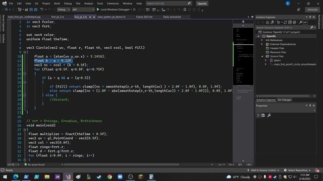 OpenGL Circles 4 0 Cutting the PI смотреть онлайн