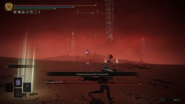 How to beat Radahn with summon and rock sling смотреть онлайн
