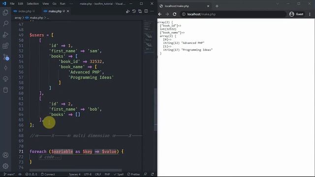 EP 01 - Advanced array techniques in PHP Tutorial смотреть онлайн