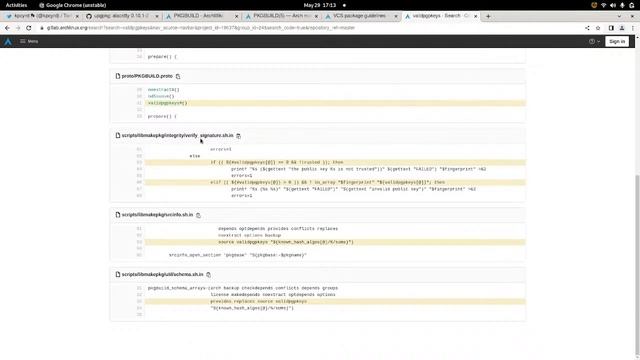 Fun with PKGBUILD, auth-tarball-from-git and build input validation смотреть онлайн