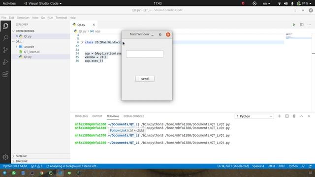 اموزش Qt Designer و اتصال ان به python смотреть онлайн