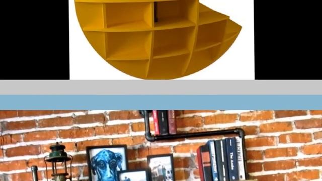 Необычные книжные полки Идеи для вашей библиотеки смотреть онлайн